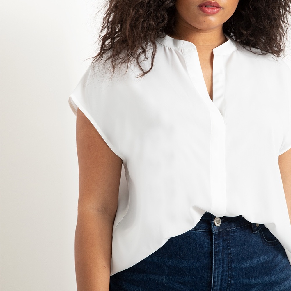 Notch Collar Blouse | ELOQUII